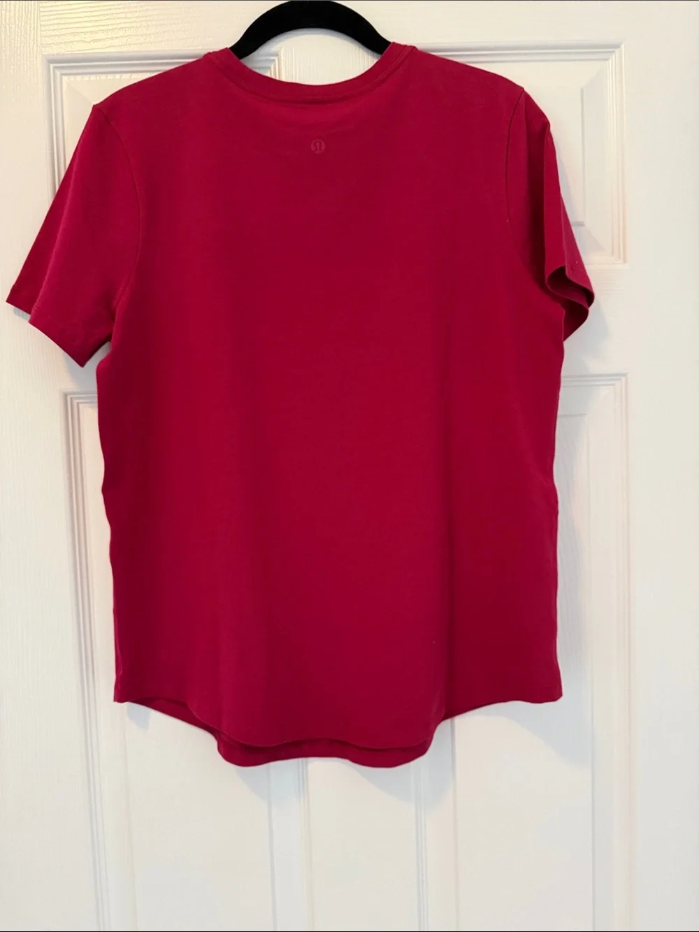 lululemon athletica Short Sleeve Crew Tee in Raspberry